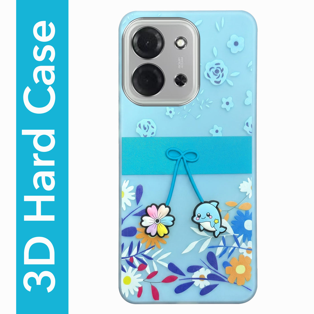 For Poco C85 5G Back Cover Case (3D Cute Cartoons | Hard Back Side Soft | Matte Premium Finish | HD Printing)