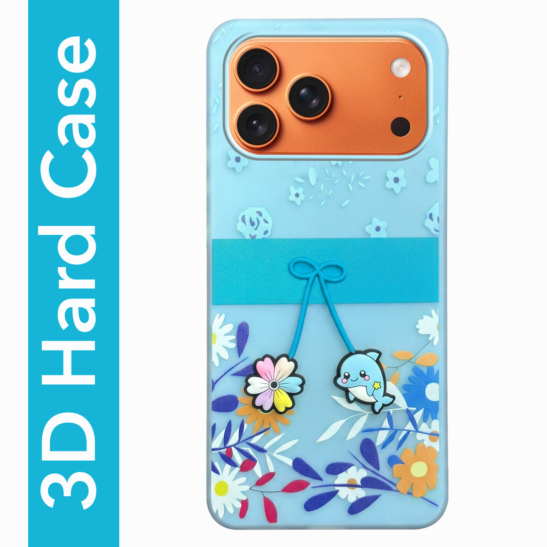 For Apple iPhone 17 Pro Max Back Cover Case (3D Cute Cartoons | Hard Back Side Soft | Matte Premium Finish | HD Printing)