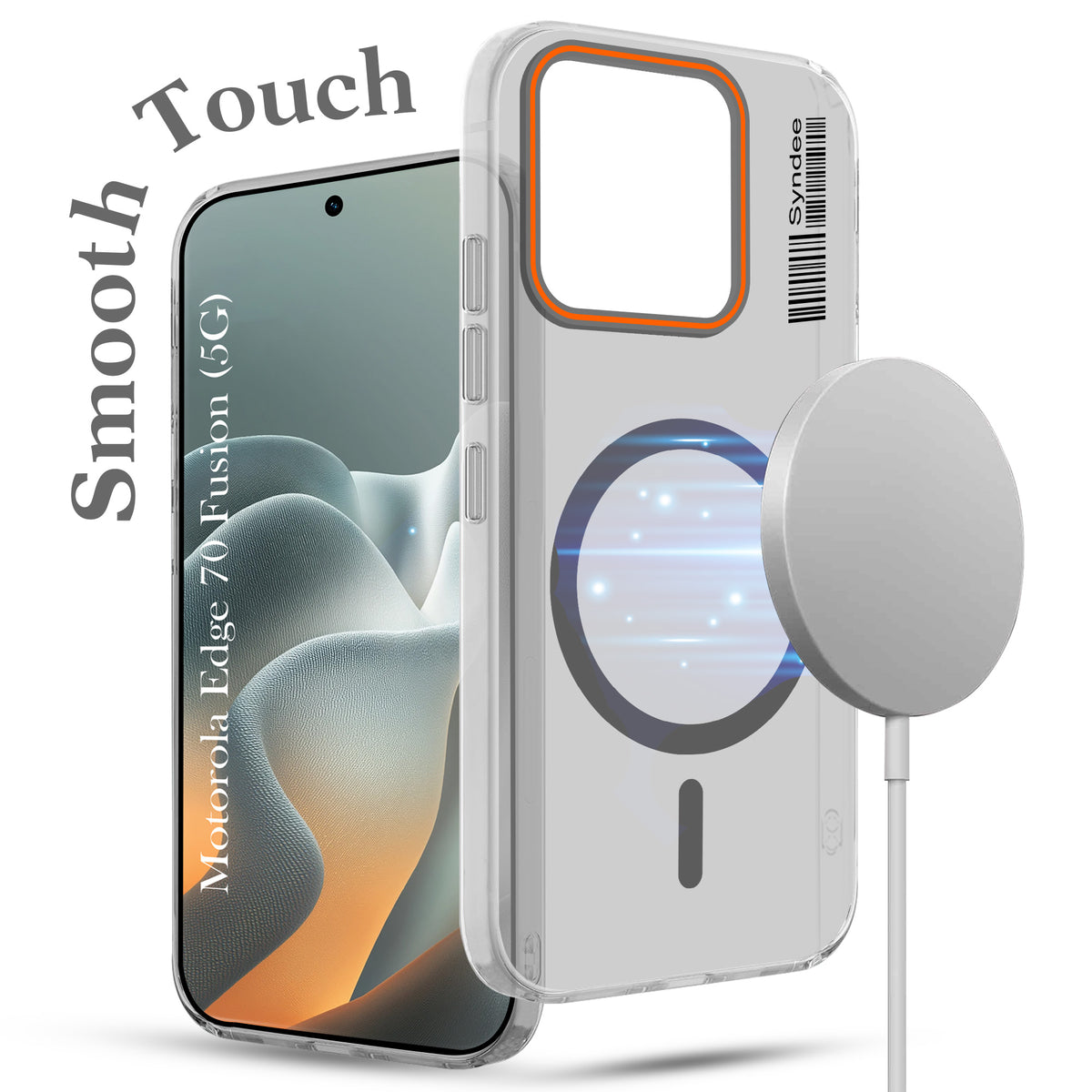 For Motorola Moto Edge 70 Fusion Back Cover Case (Soft Touch | Camera Bump Protection | MagSafe Compatible | Matte Finish)
