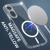For Poco C85x 5G Back Cover Case Lifetime Anti-Yellow MagSafe Compatible Clear (Sleek Hard Crystal | Shockproof and Camera Protection)
