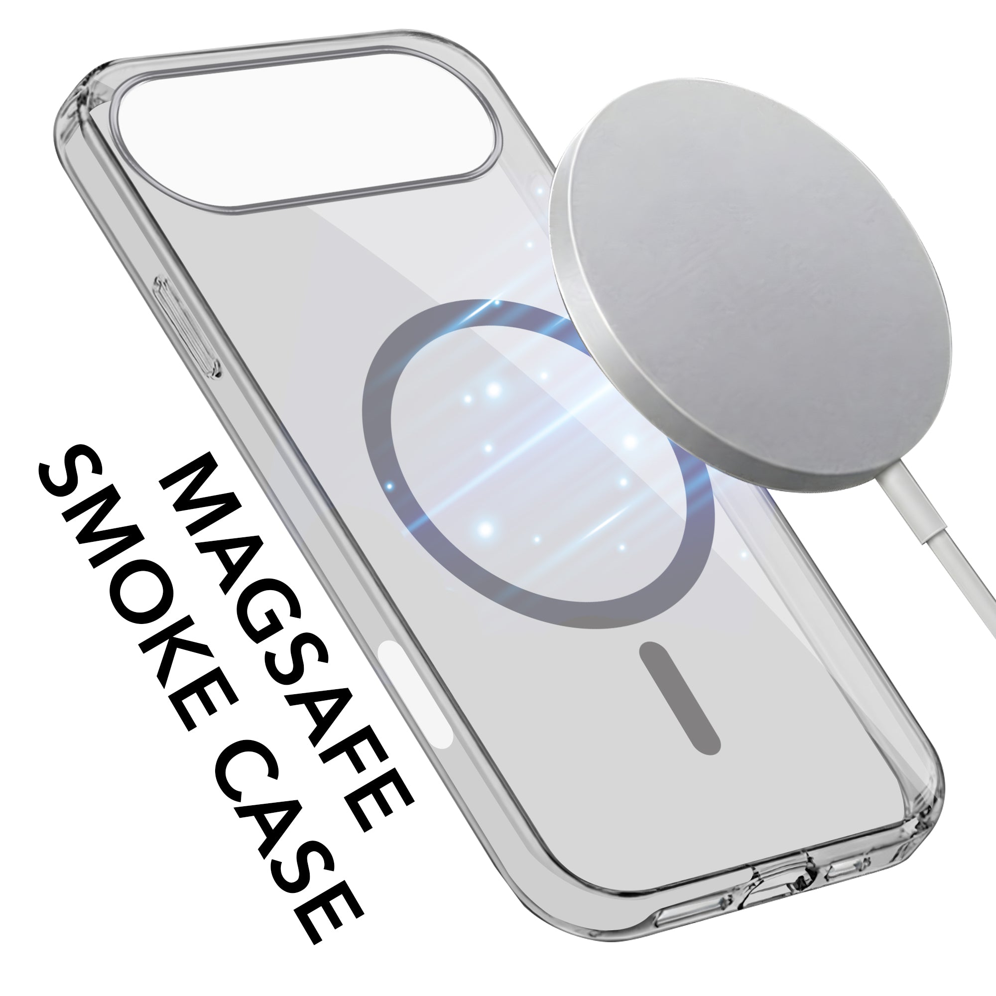 For Apple iPhone 17 Air Back Cover Case Lifetime Anti-Yellow MagSafe Compatible Clear (Sleek Hard Crystal | Camera Protection and Shockproof)
