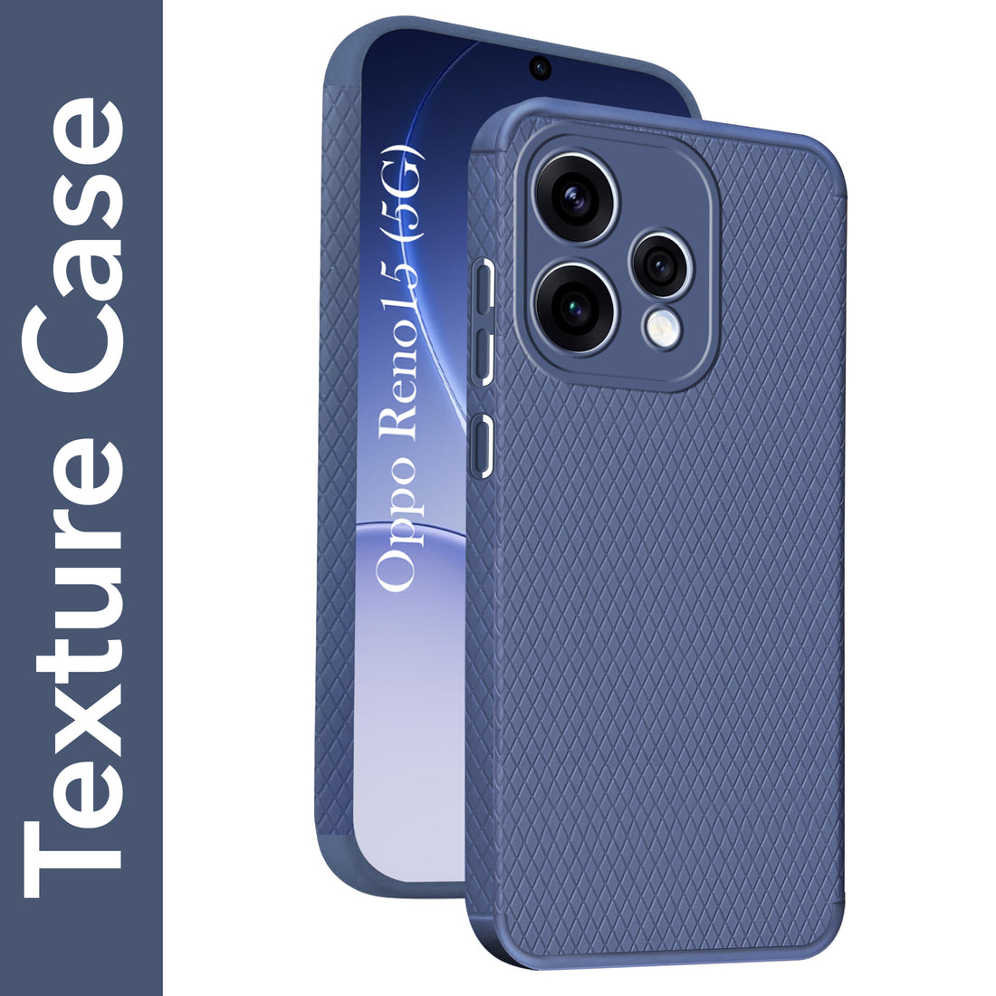 For Oppo Reno15 5G | Oppo Reno 15 5G Back Cover Case Liquid Silicone (Camera Protection | Side Grip Texture | Soft and Flexible)
