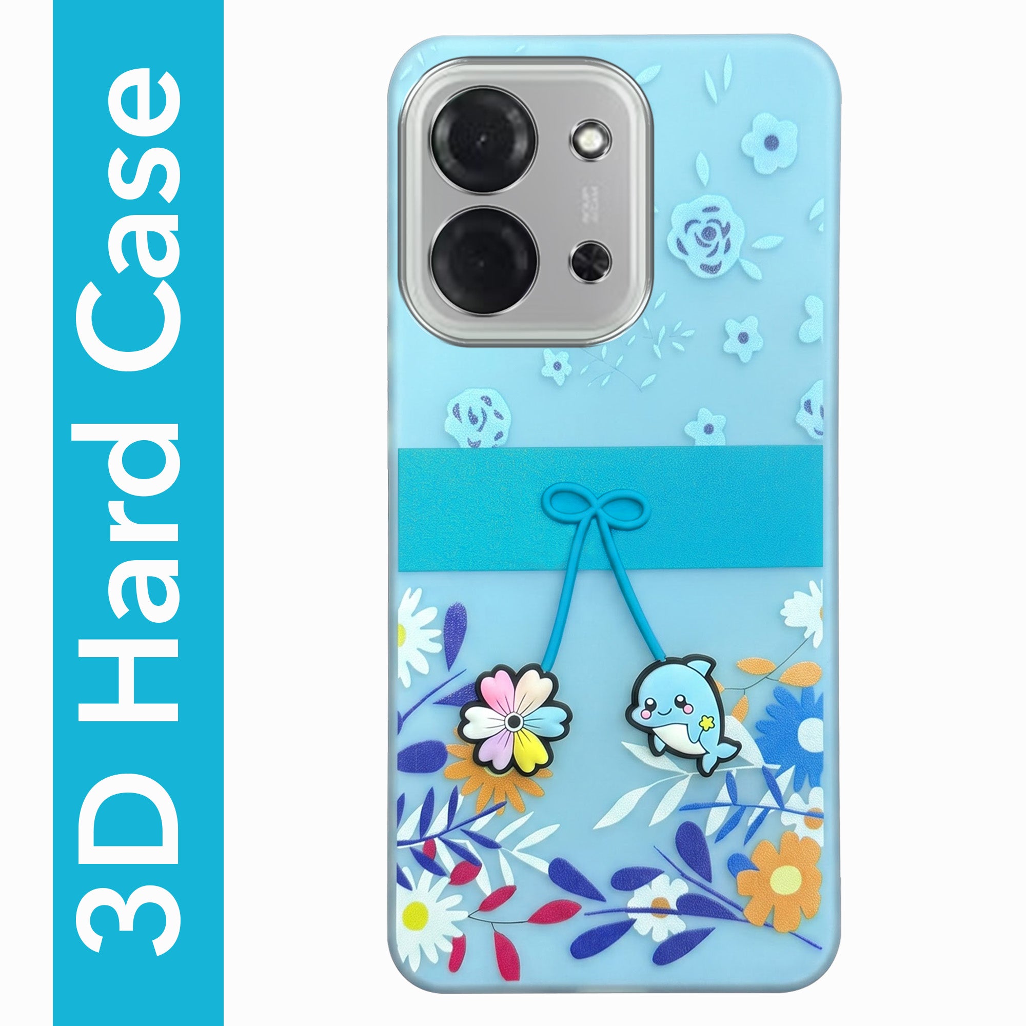 For Realme 15X Back Cover Case (3D Cute Cartoons | Hard Back Side Soft | Matte Premium Finish | HD Printing)