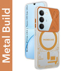 For Realme P4 Lite 5G | Narzo 100 Lite 5G Metallic Back Cover Case (Metallic Camera Protection & Buttons | Translucent Milky Shade | Hard Polycarbonate)
