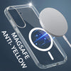 For Samsung Galaxy S26 Plus Back Cover Case Lifetime Anti-Yellow MagSafe Compatible Clear (Sleek Hard Crystal | Shockproof and Camera Protection)