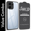 For Oneplus Nord CE 6 (Combo with Back Cover and 9H Tempered Glass (Lifetime Anti-Yellow | Crystal Clear Shockproof | Oleophobic Coating Screen Glass)
