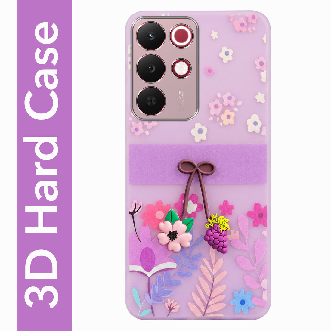 For Realme 15X Back Cover Case (3D Cute Cartoons | Hard Back Side Soft | Matte Premium Finish | HD Printing)