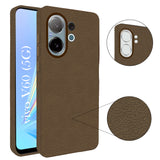For Vivo V60 | Vivo T4 Pro Back Cover Case (Glass Like Camera Protection | Leather Feel | Minimalist Professional Grip)