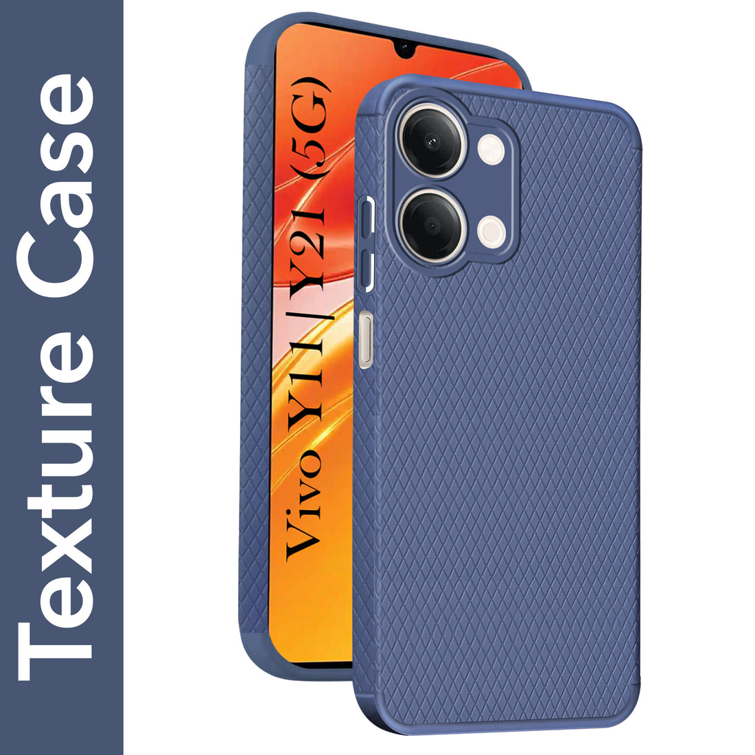 For Vivo Y11 | Vivo Y21 5G Back Cover Case Liquid Silicone (Camera Protection | Side Grip Texture | Soft and Flexible)