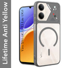 For Vivo Y05 4G | Vivo T5 Lite 5G Back Cover Case Lifetime Anti-Yellow Clear (Camera Protection | Side Grip | Wireless MagSafe Compatible)