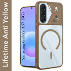 For Samsung Galaxy A57 5G Back Cover Case Lifetime Anti-Yellow Clear (Camera Protection | Side Grip | Wireless MagSafe Compatible)