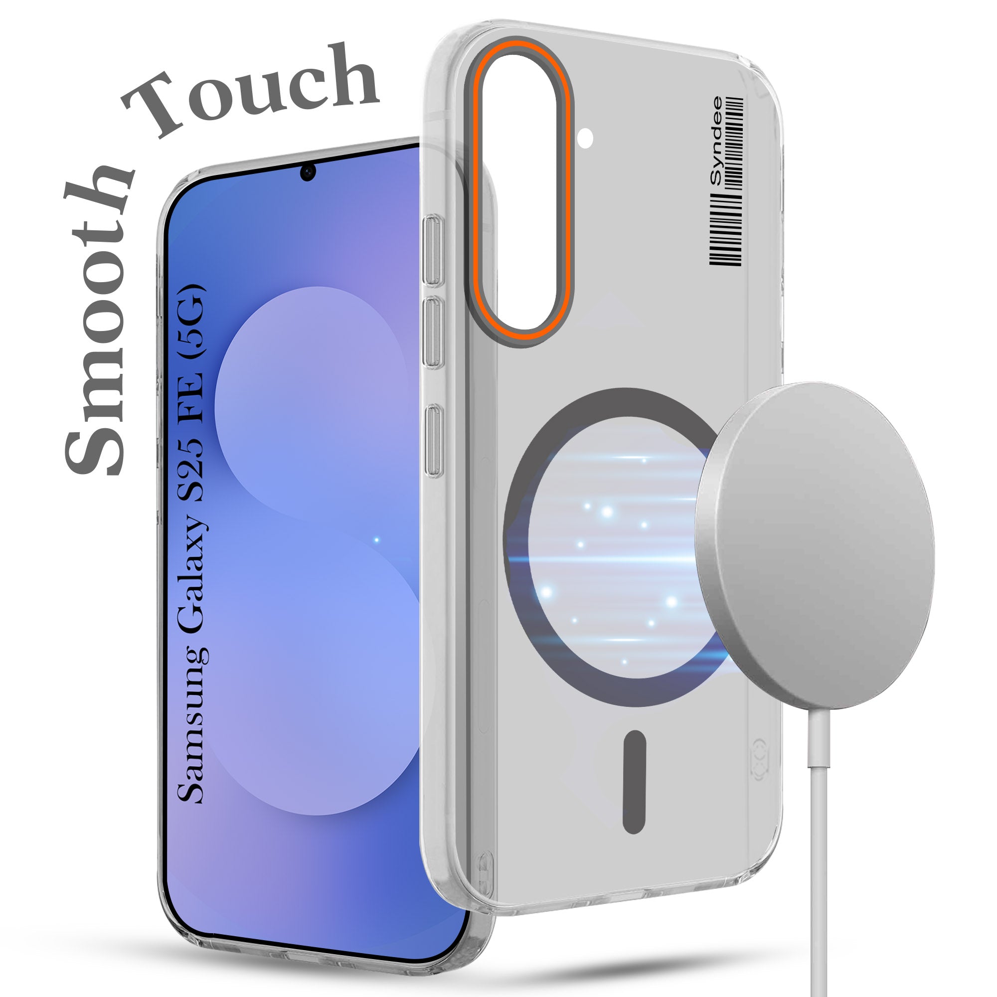 For Samsung Galaxy S25 FE Back Cover Case (Soft Touch | Camera Bump Protection | MagSafe Compatible | Matte Finish)