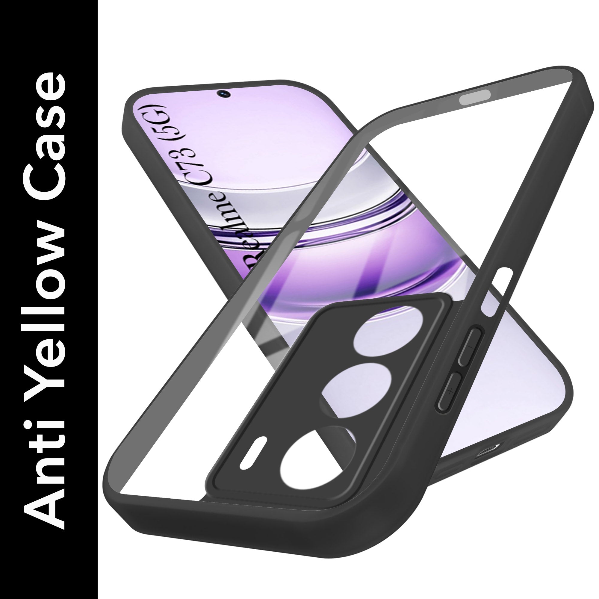 For Realme C73 Back Cover Case Ultra-Hybrid (Lifetime Anti Yellow | Anti Scratch | Crystal Clear Shockproof)