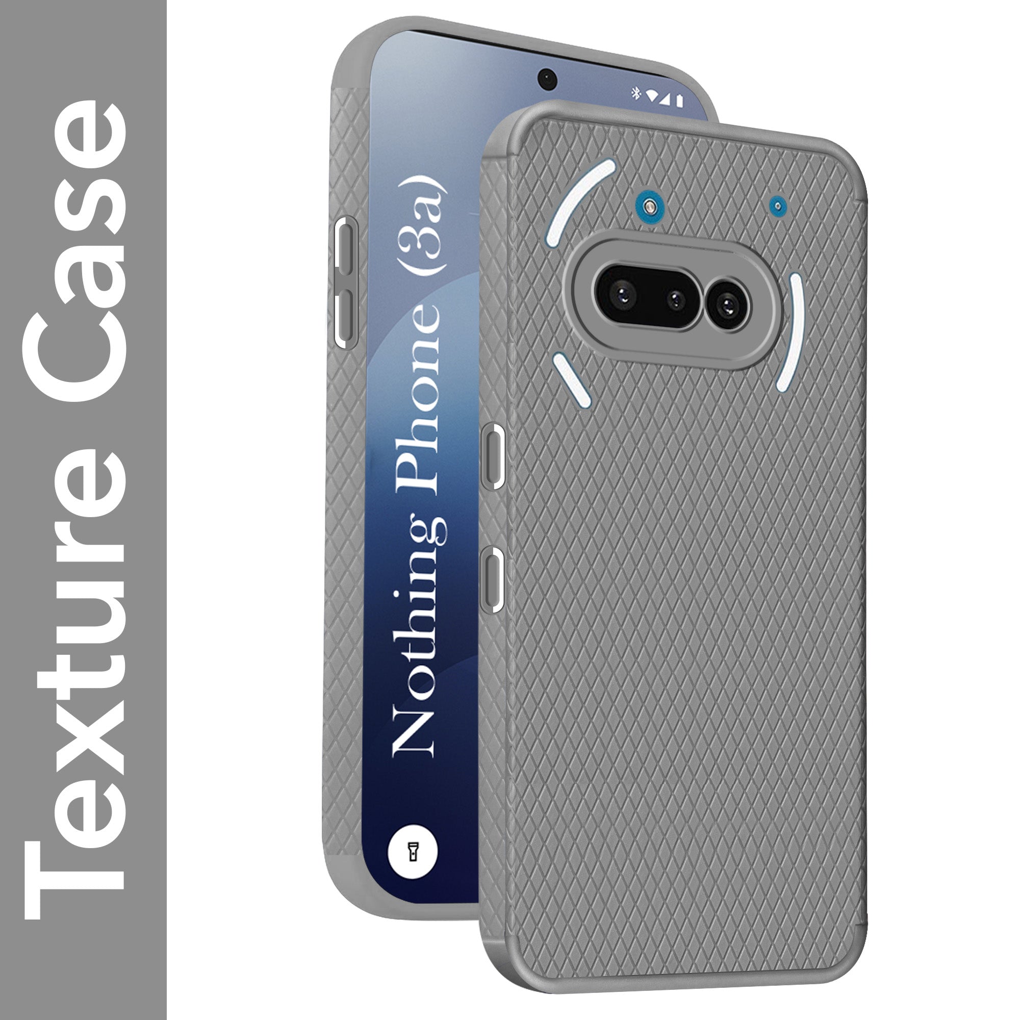 For Nothing Phone 3A 5G Back Cover Case (Liquid Silicone | Side Grip | Camera Protection)