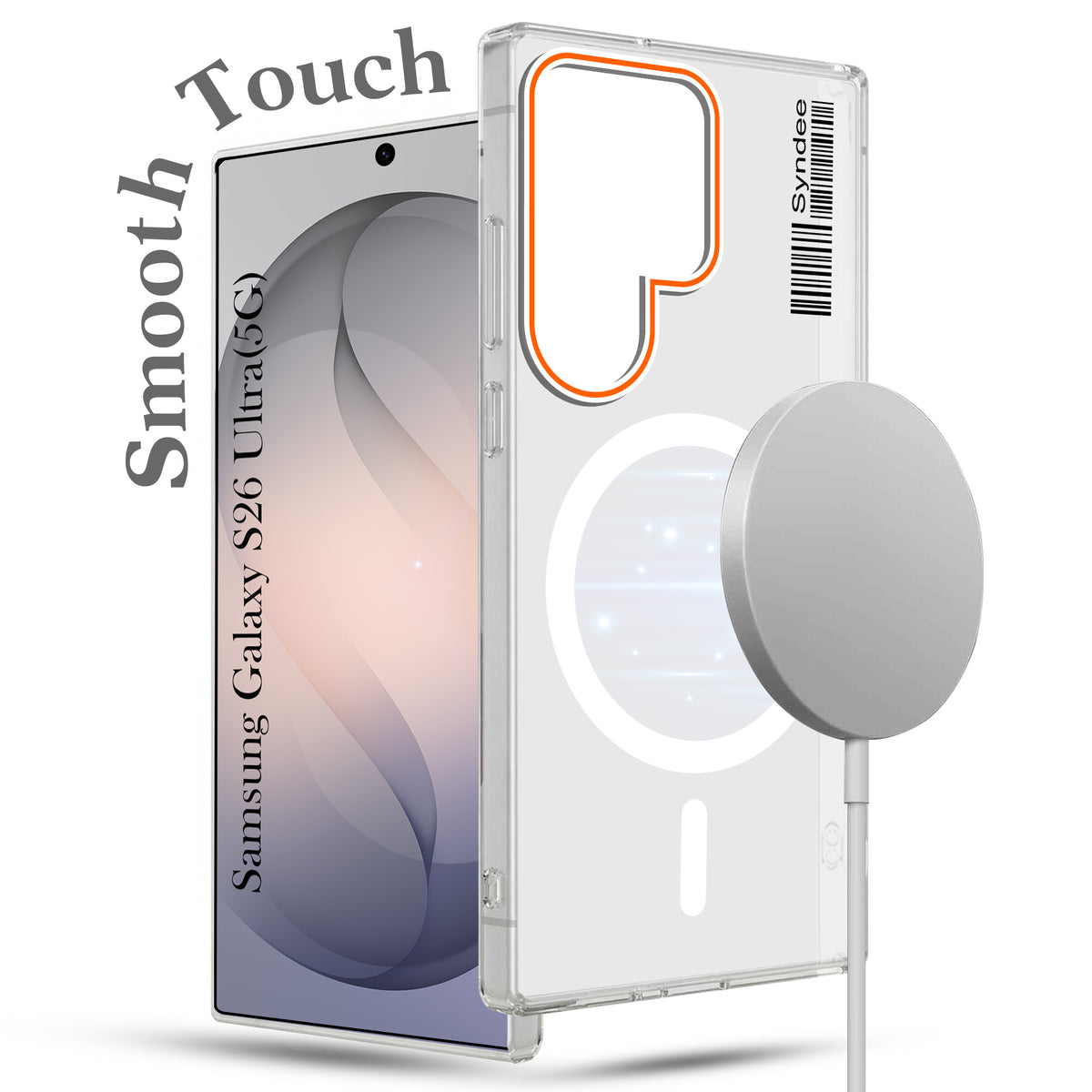 For Samsung Galaxy S26 Ultra Back Cover Case (Soft Touch | Camera Bump Protection | MagSafe Compatible | Matte Finish)