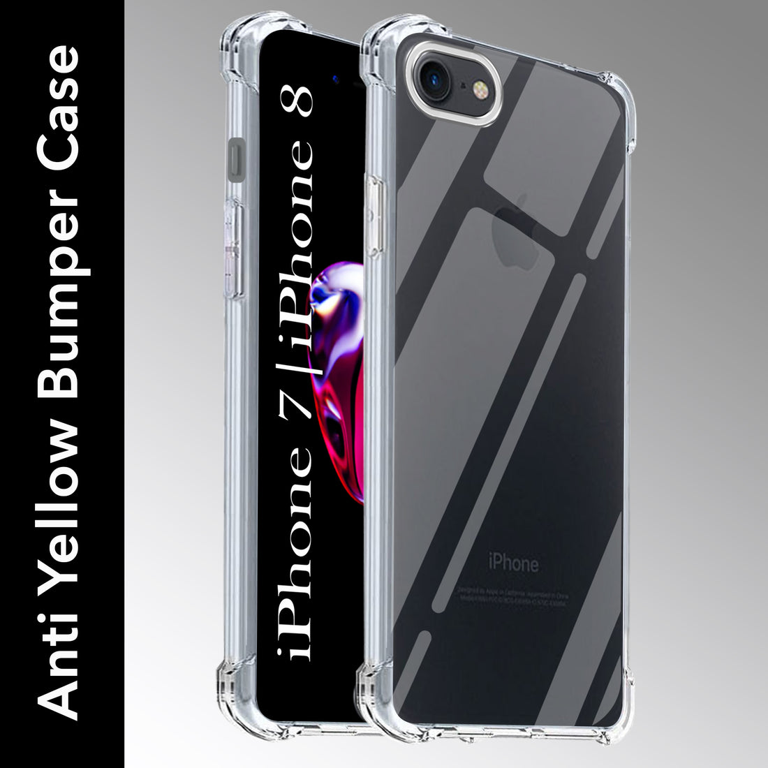 For Apple iphone 7 Back Cover Shockproof Crystal-Clear (Drop & Camera Protection | Hard Polycarbonate)