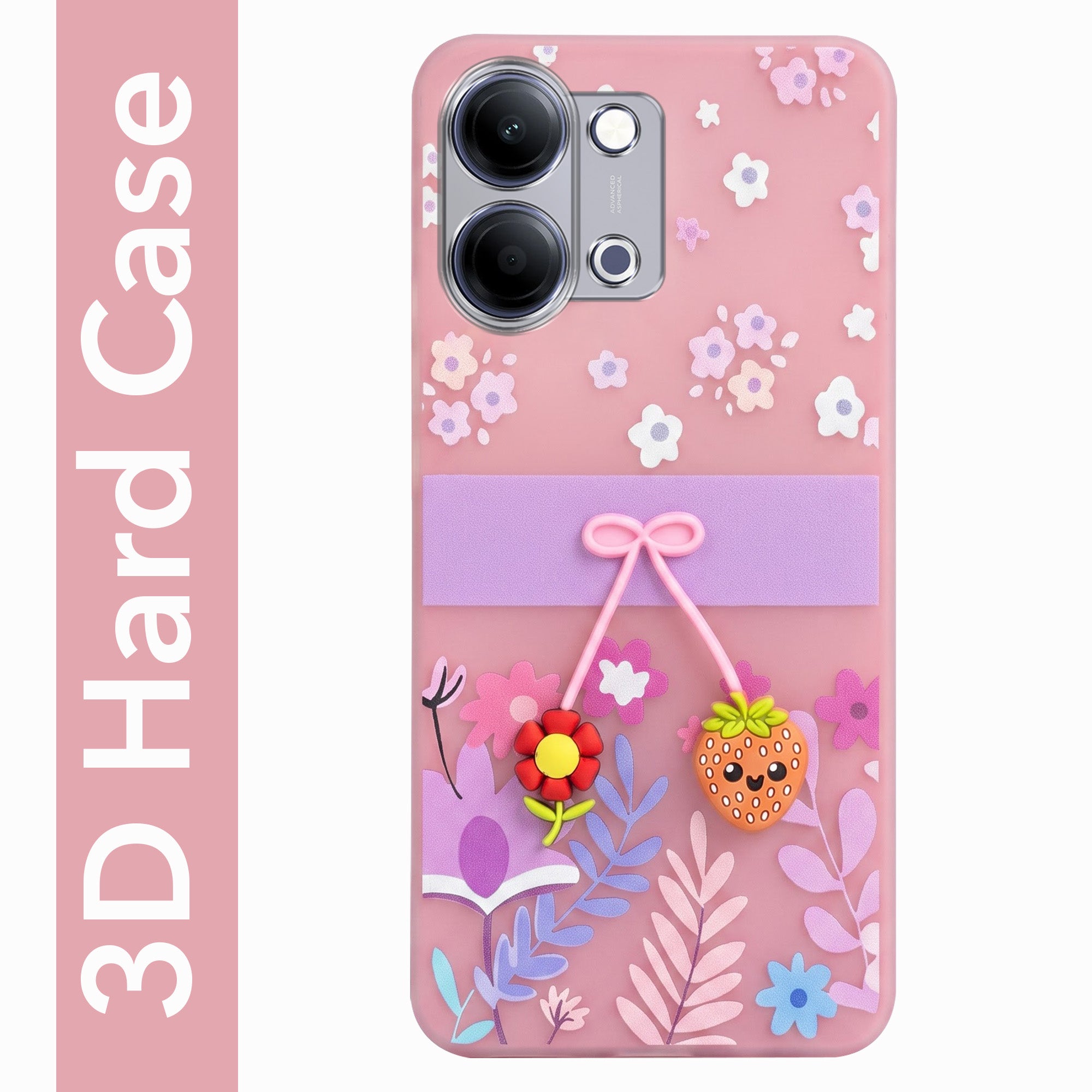 For Vivo iQOO Z11 Lite Back Cover Case (3D Cute Cartoons | Hard Back Side Soft | Matte Premium Finish | HD Printing)