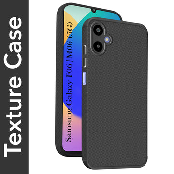 For Samsung Galaxy F06 | Samsung Galaxy M06 Back Cover Case (Liquid Silicone | Side Grip | Camera Protection)