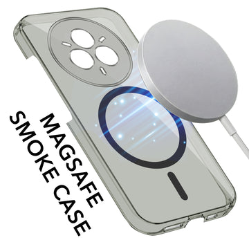 For Realme 14 Pro Back Cover Case Lifetime Anti-Yellow MagSafe Compatible Clear (Sleek Hard Crystal | Shockproof and Camera Protection)