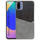 For Samsung Galaxy F06 | Samsung Galaxy M06 Back Cover Case (Dual PU Leather Stitch | Professional Minimalist | Soft and Flexible)