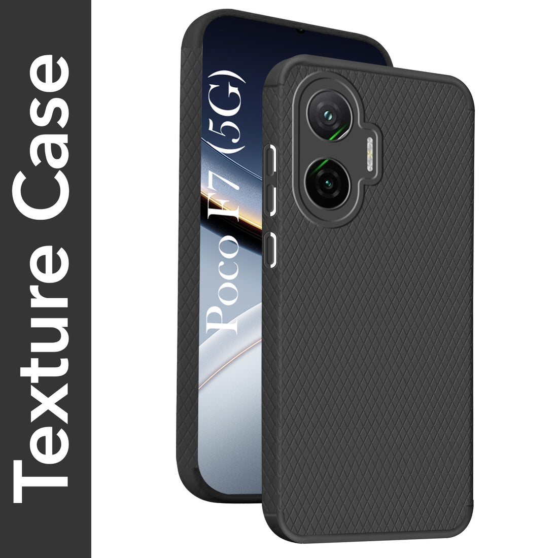 For Xiaomi Poco F7 5G Back Cover Case (Liquid Silicone | Side Grip | Camera Protection)