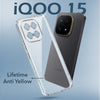 For Vivo iQOO 15 5G Back Cover Case Lifetime Anti-Yellow Clear (Sleek Hard Crystal | Shockproof and Camera Protection)