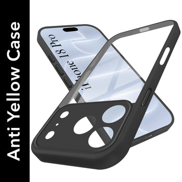 For Apple iPhone 18 Pro Back Cover Case Ultra-Hybrid (Lifetime Anti Yellow | Anti Scratch | Crystal Clear Shockproof)0