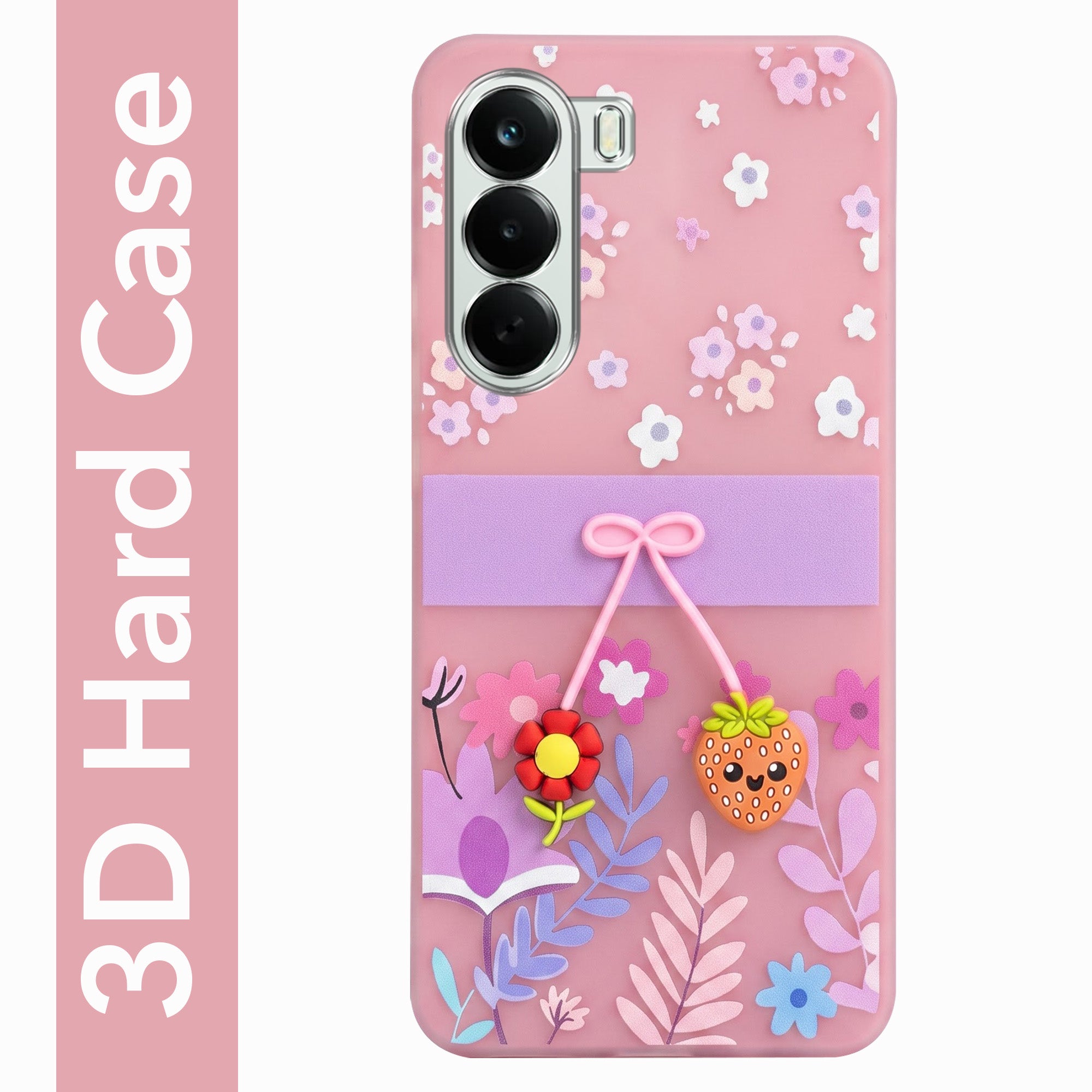 For OnePlus Nord CE 6 Lite Back Cover Case (3D Cute Cartoons | Hard Back Side Soft | Matte Premium Finish | HD Printing)