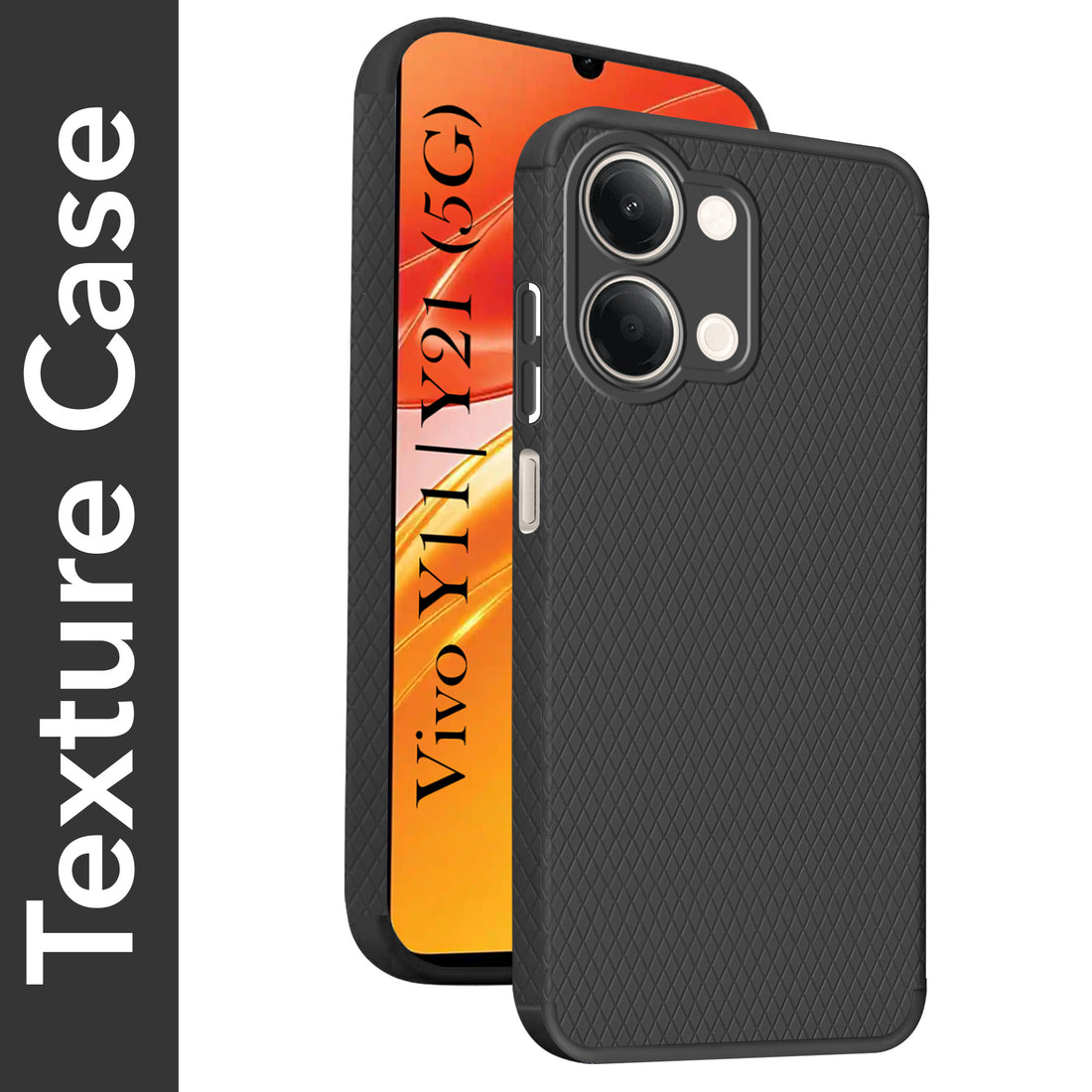 For Vivo Y11 | Vivo Y21 5G Back Cover Case Liquid Silicone (Camera Protection | Side Grip Texture | Soft and Flexible)