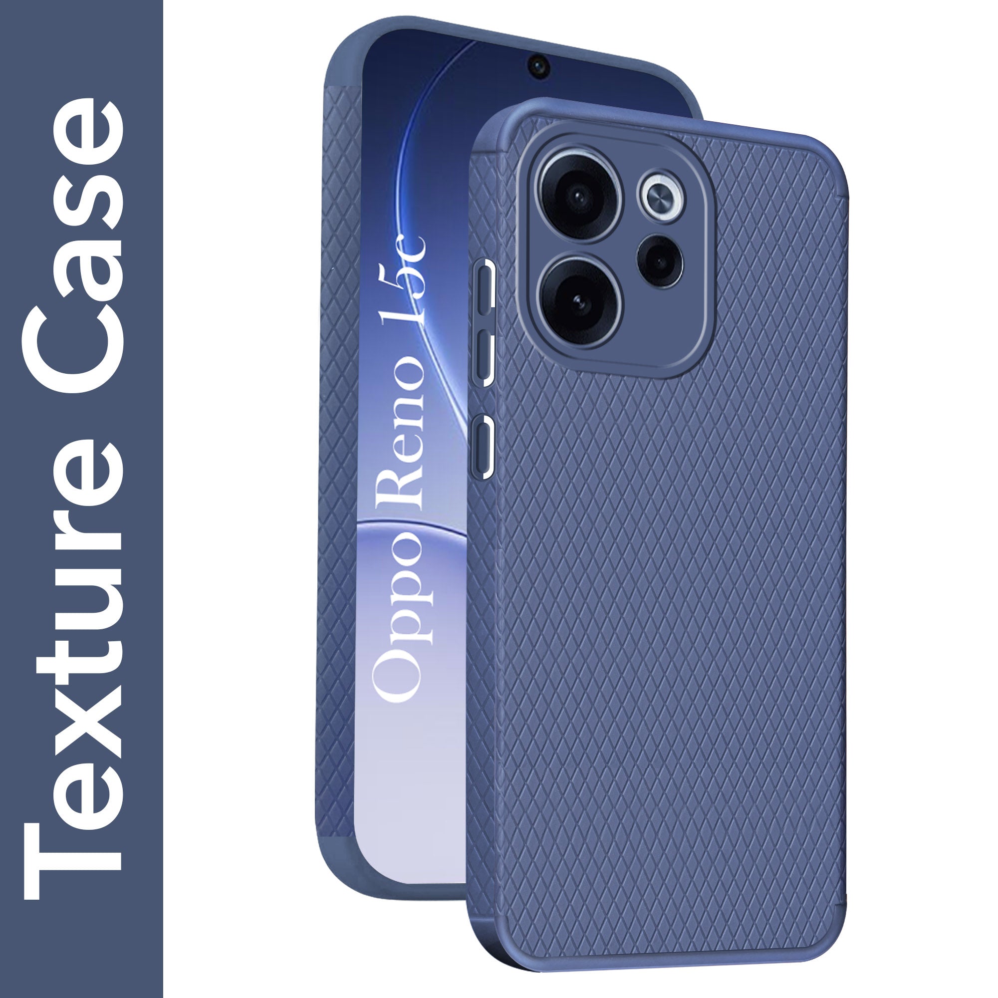 For Oppo Reno 15c Back Cover Case Liquid Silicone (Camera Protection | Side Grip Texture | Soft and Flexible)
