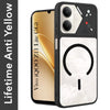 For Vivo iQOO Z11 Lite Back Cover Case Lifetime Anti-Yellow Clear (Camera Protection | Side Grip | Wireless MagSafe Compatible)