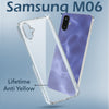For Samsung Galaxy F06 | Samsung Galaxy M06 Back Cover Case Lifetime Anti-Yellow Clear (Sleek Hard Crystal | Shockproof and Camera Protection)