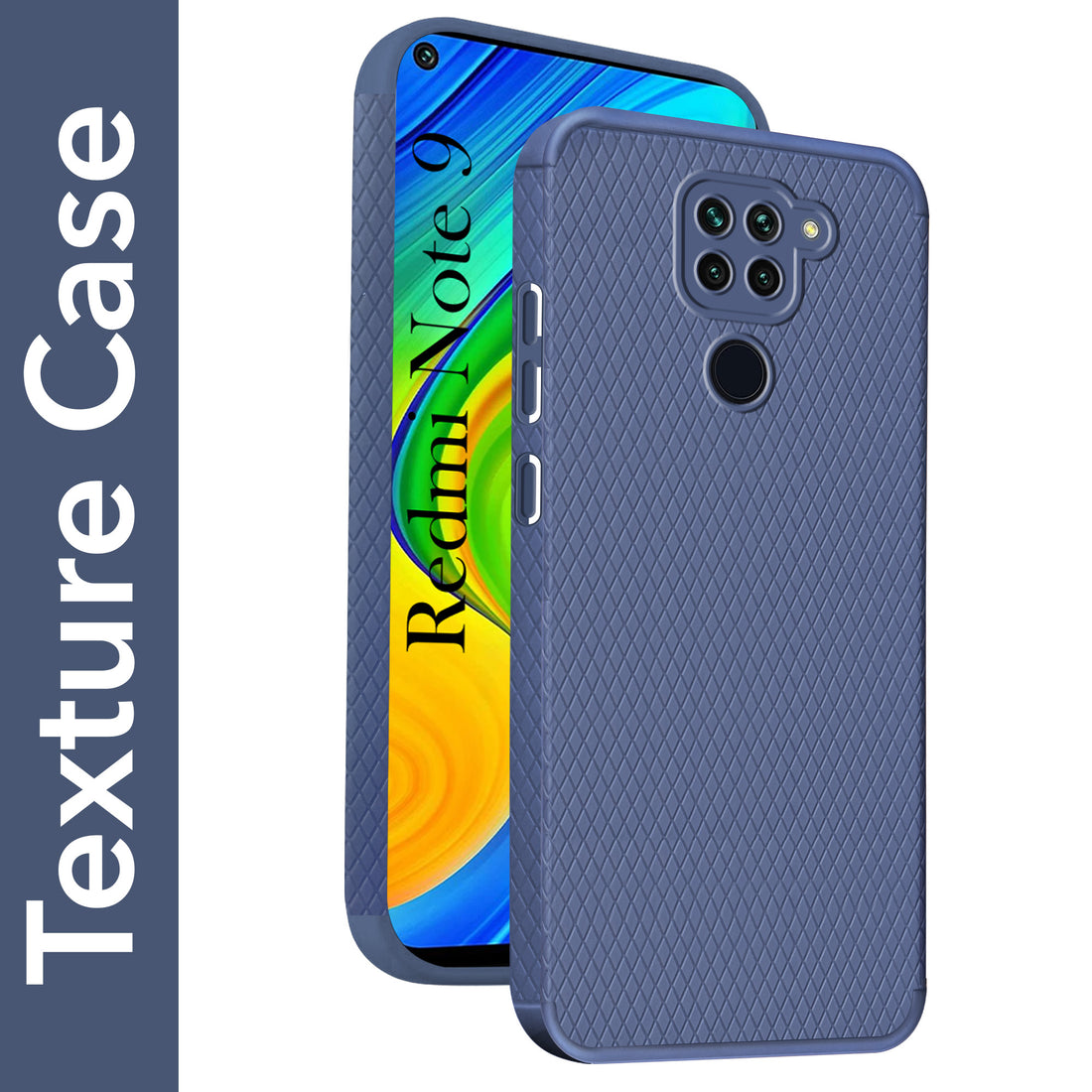 For Xiaomi Mi Redmi Note 9 Back Cover Case Liquid Silicone (Camera Protection | Side Grip Texture | Soft and Flexible)