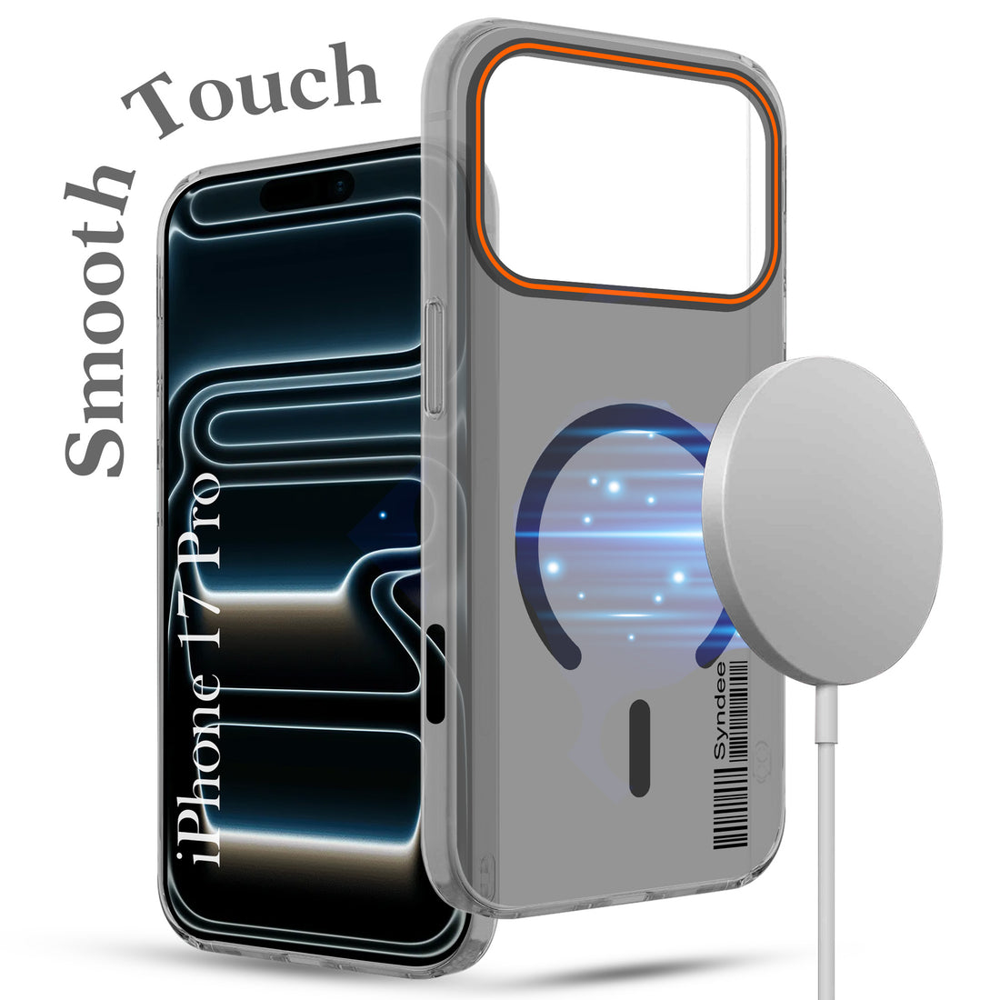 For Apple iPhone 17 Pro Back Cover Case (Soft Touch | Camera Bump Protection | MagSafe Compatible | Matte Finish)