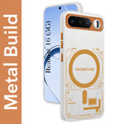 For Realme 16 Metallic Back Cover Case (Metallic Camera Protection & Buttons | Translucent Milky Shade | Hard Polycarbonate)