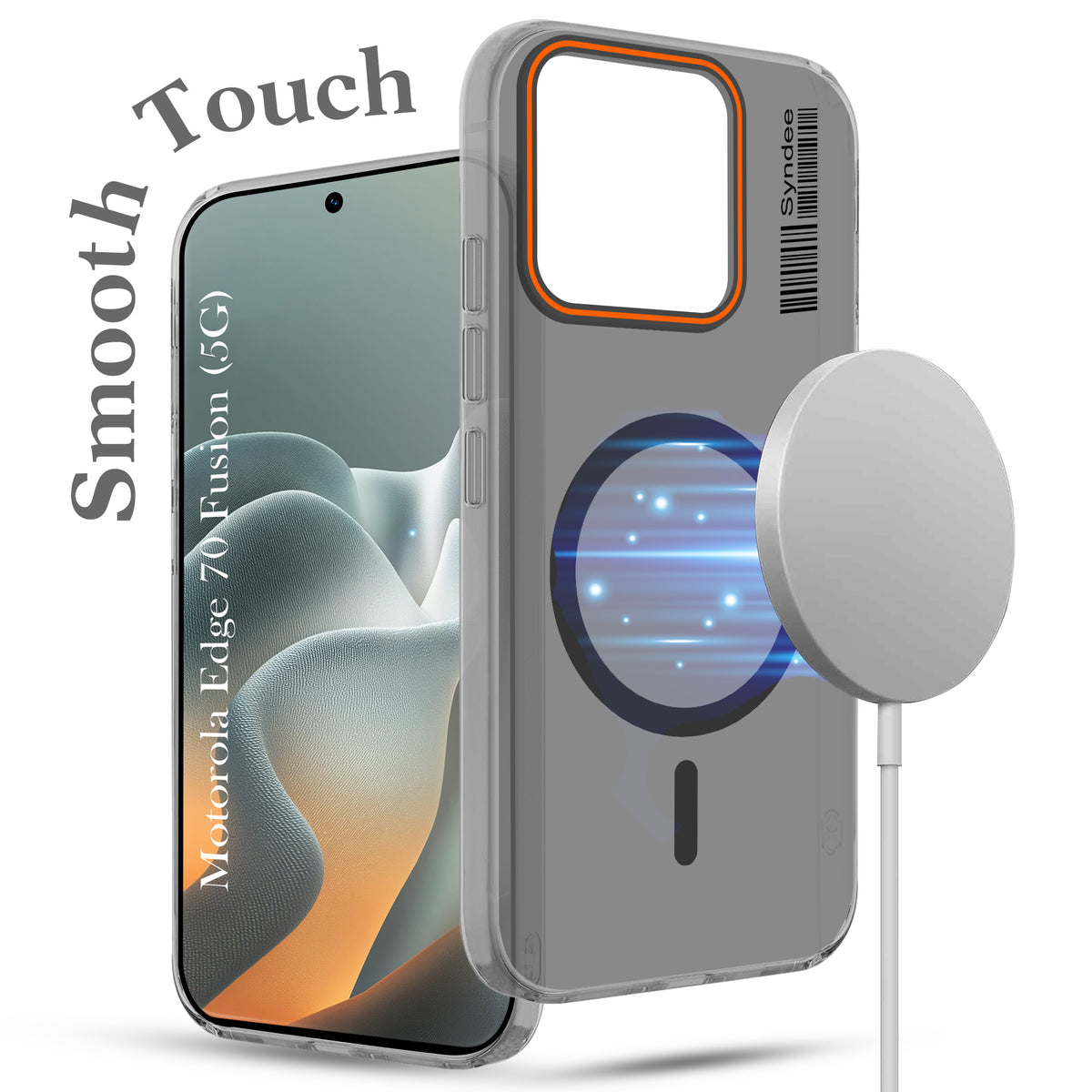 For Motorola Moto Edge 70 Fusion Back Cover Case (Soft Touch | Camera Bump Protection | MagSafe Compatible | Matte Finish)