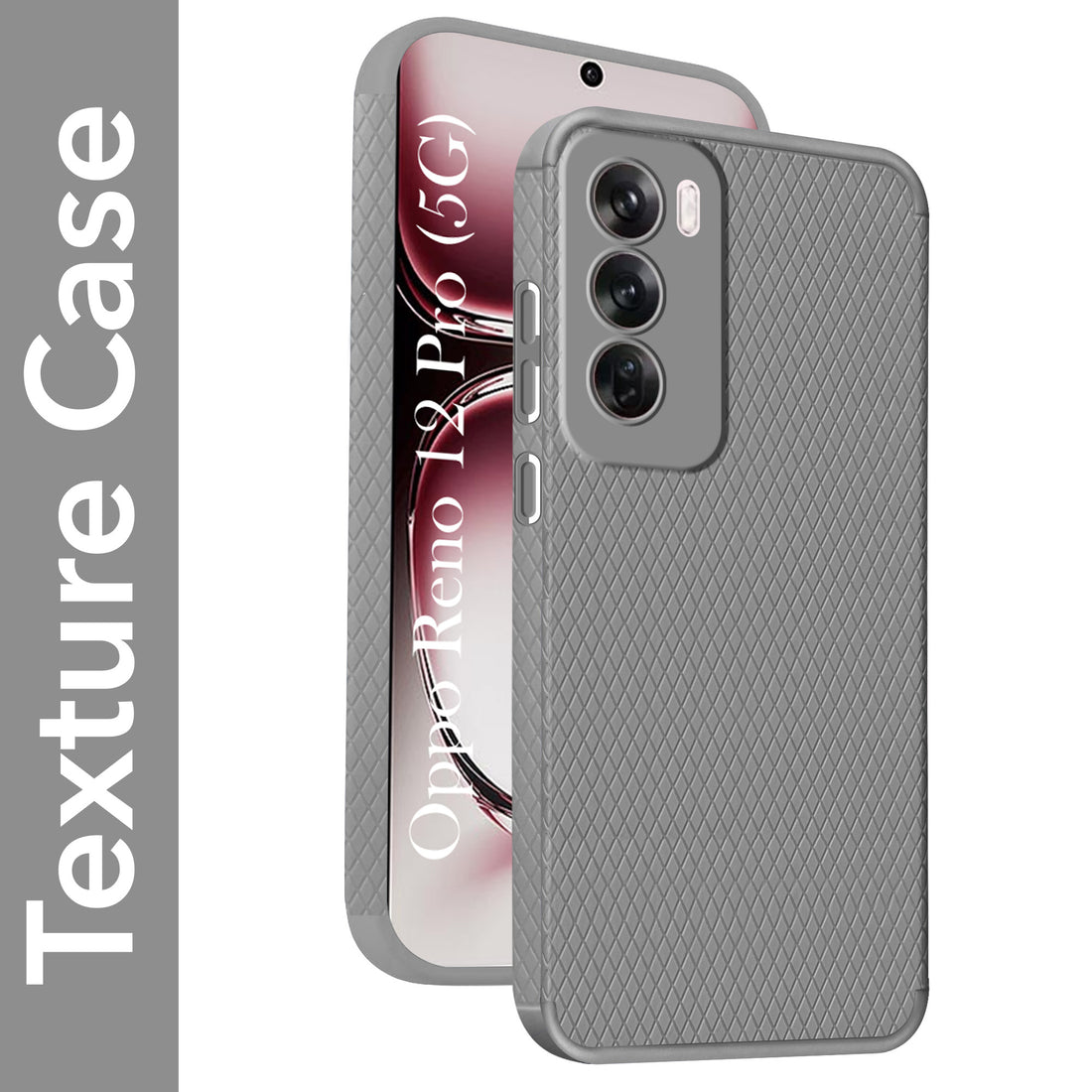 For Oppo Reno12 Pro 5G | Oppo Reno 12 Pro 5G Back Cover Case (Liquid Silicone | Side Grip | Camera Protection)