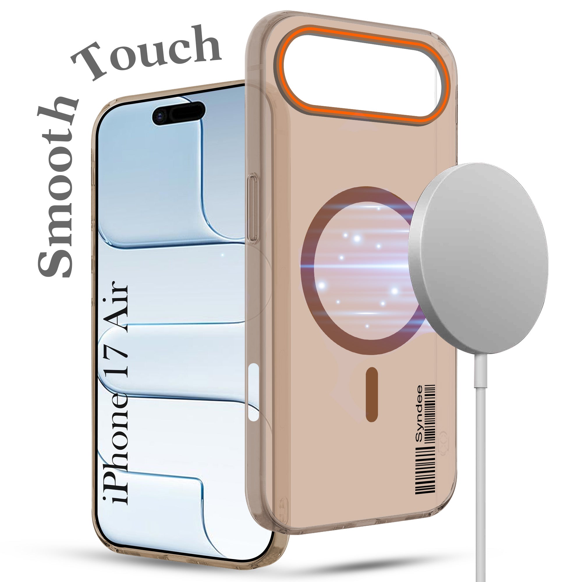 For Apple iPhone 17 Air Back Cover Case (Soft Touch | Camera Bump Protection | MagSafe Compatible | Matte Finish)