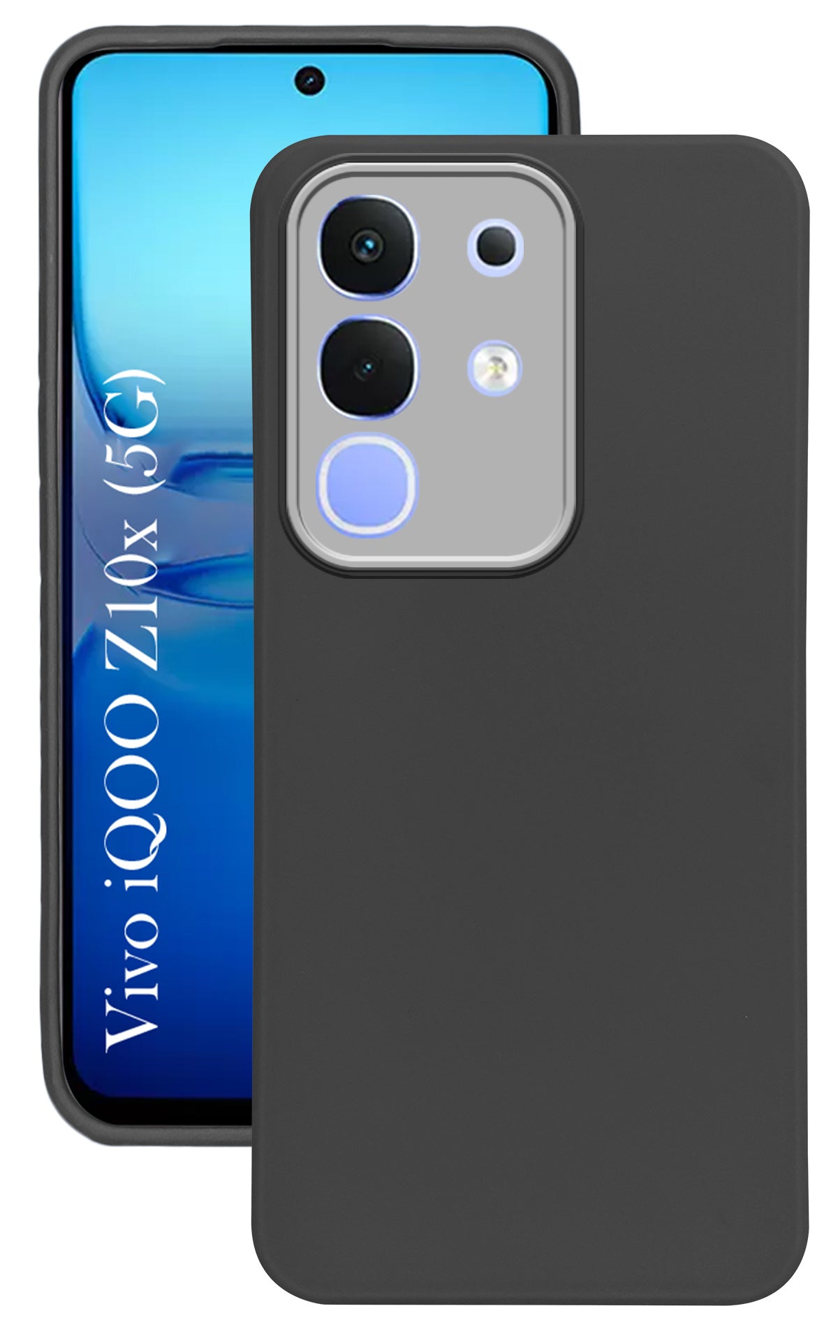 For Vivo iQOO Z10x Back Cover Case ( Dual Color Matte Finish | Full Camera Protection | Sleek and Professional)