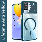 For Vivo Y51 (2020) Back Cover Case Lifetime Anti-Yellow Clear (Camera Protection | Side Grip | Wireless MagSafe Compatible)