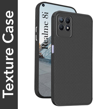 For Realme 8i Back Cover Case (Liquid Silicone | Side Grip | Camera Protection)