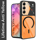 For Vivo Y200e Back Cover Case Lifetime Anti-Yellow Clear (Camera Protection | Side Grip | Wireless MagSafe Compatible)