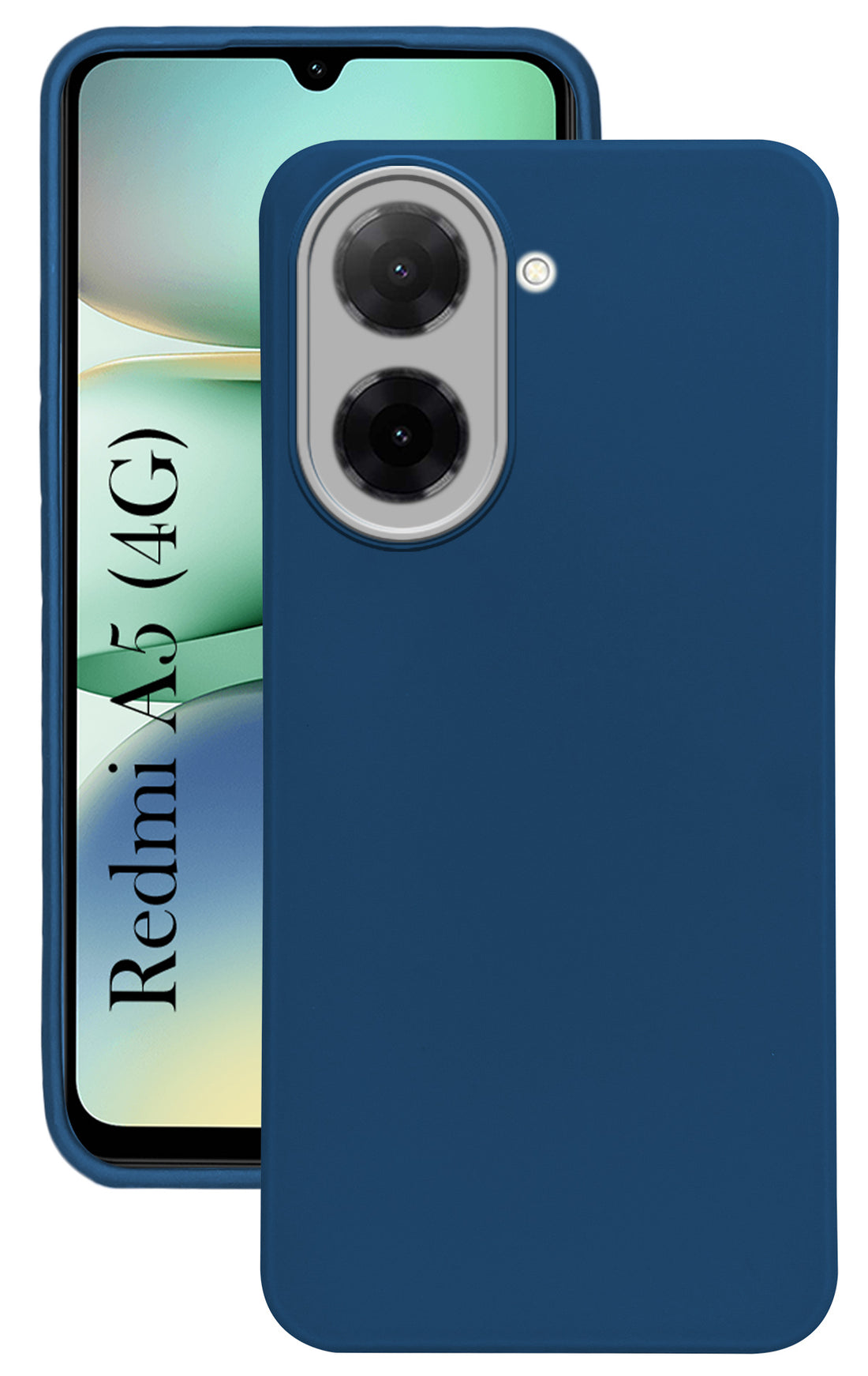 For Redmi A5 4G Back Cover Case ( Dual Color Matte Finish | Full Camera Protection | Sleek and Professional)