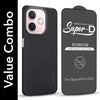 For Oppo A5 Pro Combo (Textured Grip Design | Micro-Fiber Cloth Inside | Oleophobic Coating Screen Glass)