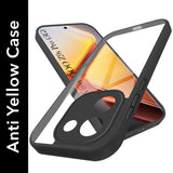 For Vivo iQOO Z9s Pro Ultra-Hybrid Back Cover Case (Lifetime Anti Yellow | Anti Scratch | Crystal Clear Shockproof)