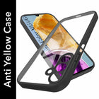 For Samsung Galaxy M15 5G Back Cover Case Ultra-Hybrid  (Lifetime Anti Yellow | Anti Scratch | Crystal Clear Shockproof)