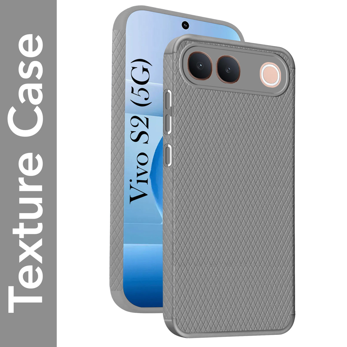 For Vivo S2 5G Back Cover Case Liquid Silicone (Camera Protection | Side Grip Texture | Soft and Flexible)