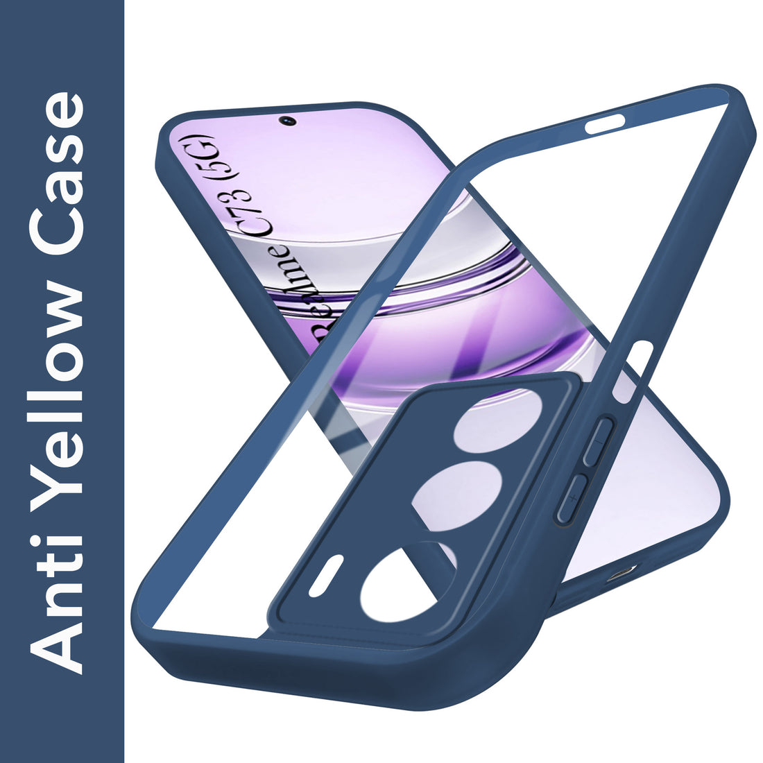 For Realme C73 Back Cover Case Ultra-Hybrid (Lifetime Anti Yellow | Anti Scratch | Crystal Clear Shockproof)