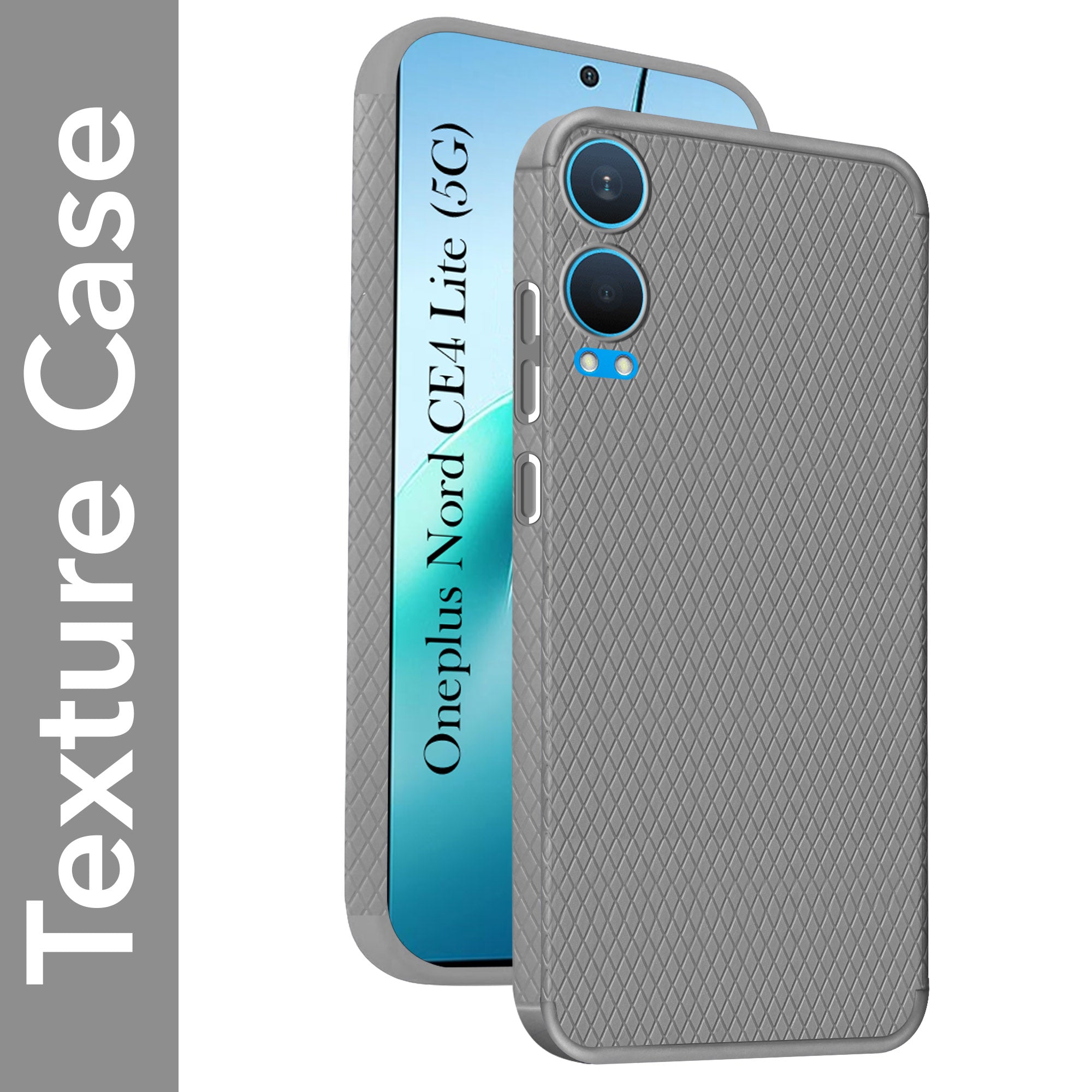 For OnePlus Nord CE 4 Lite Back Cover Case (Liquid Silicone | Side Grip | Camera Protection)