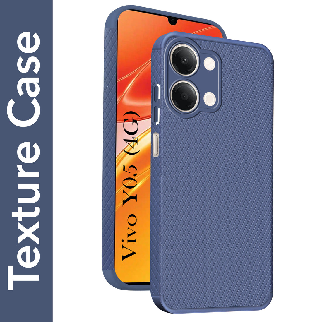 For Vivo Y05 4G Back Cover Case Liquid Silicone (Camera Protection | Side Grip Texture | Soft and Flexible)